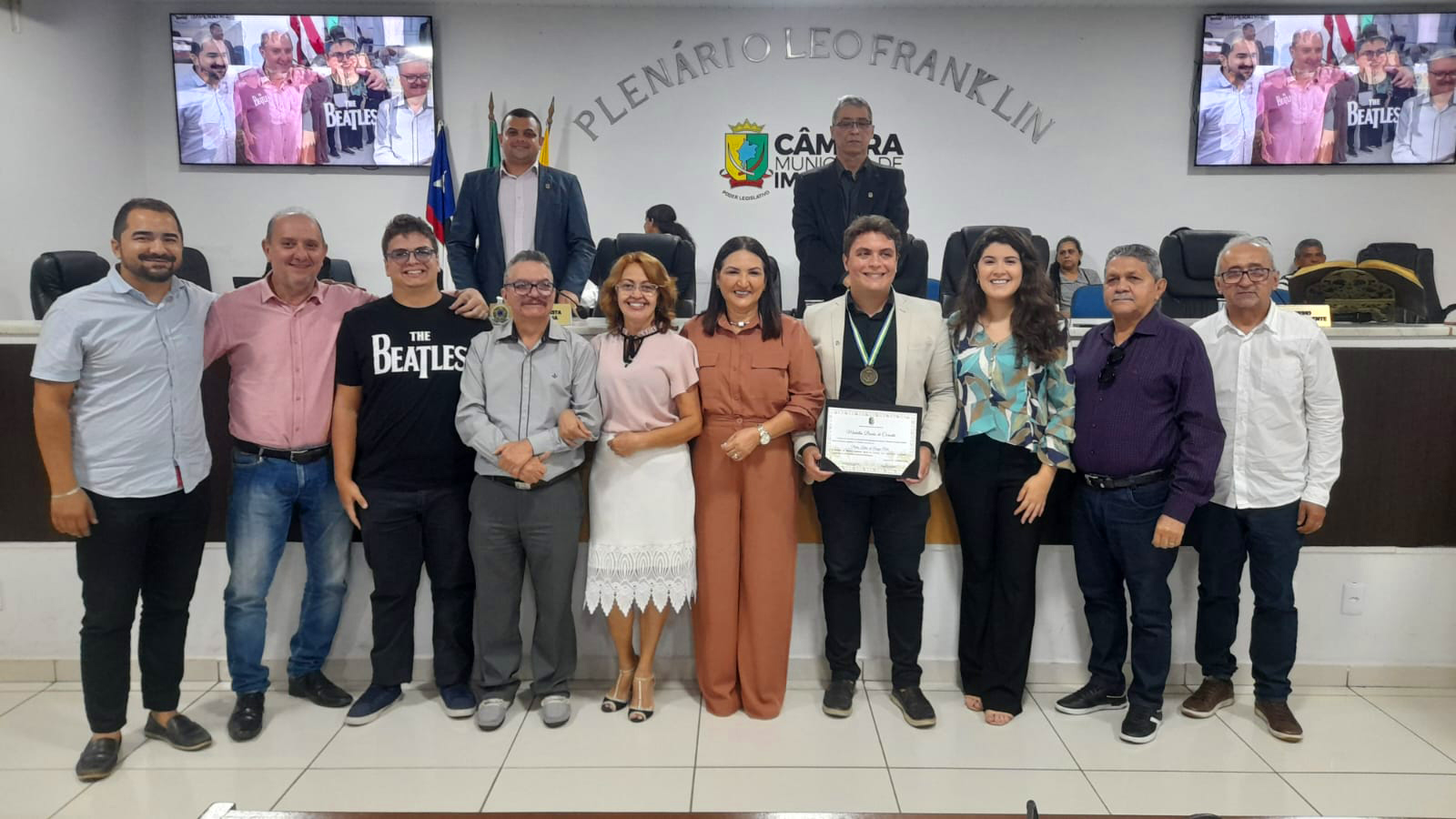 Câmara realiza entrega de Título de Cidadão e Medalha de Barão de Coroará