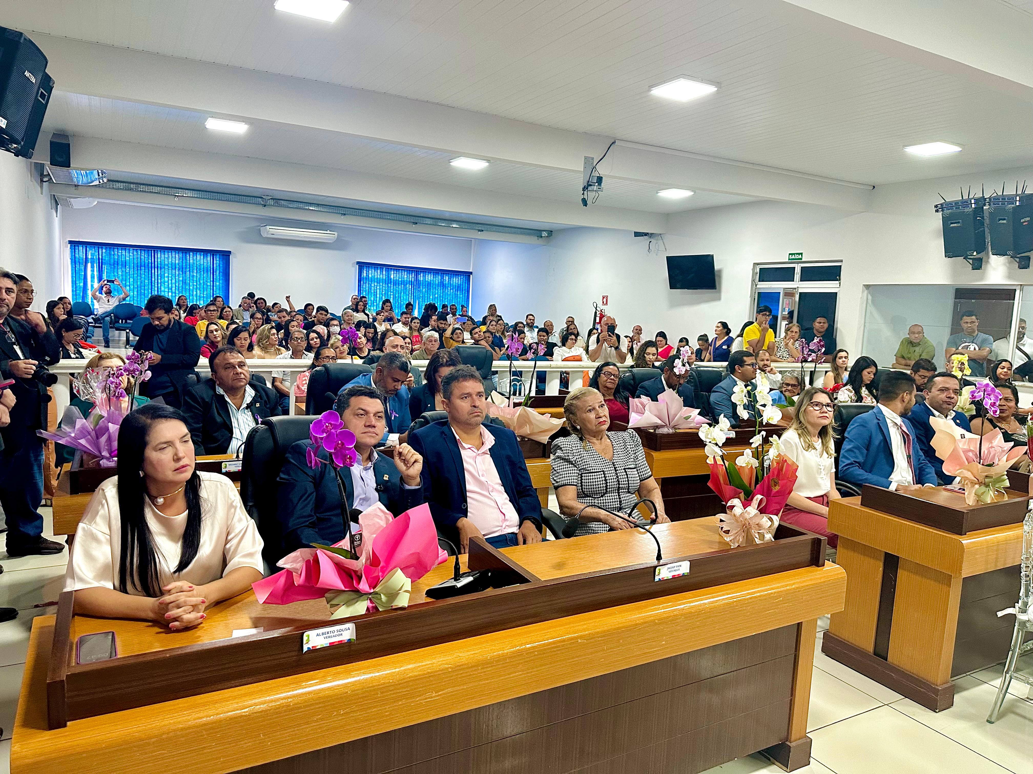 Sessão Solene em Homenagem ao Dia Internacional da Mulher